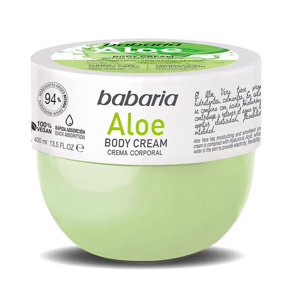 Увлажняющий и успокаивающий крем для тела Aloe Body Cream Babaria, 400 ml
Увлажняющий и успокаивающий крем для тела Aloe Body Cream Babaria, 400 ml