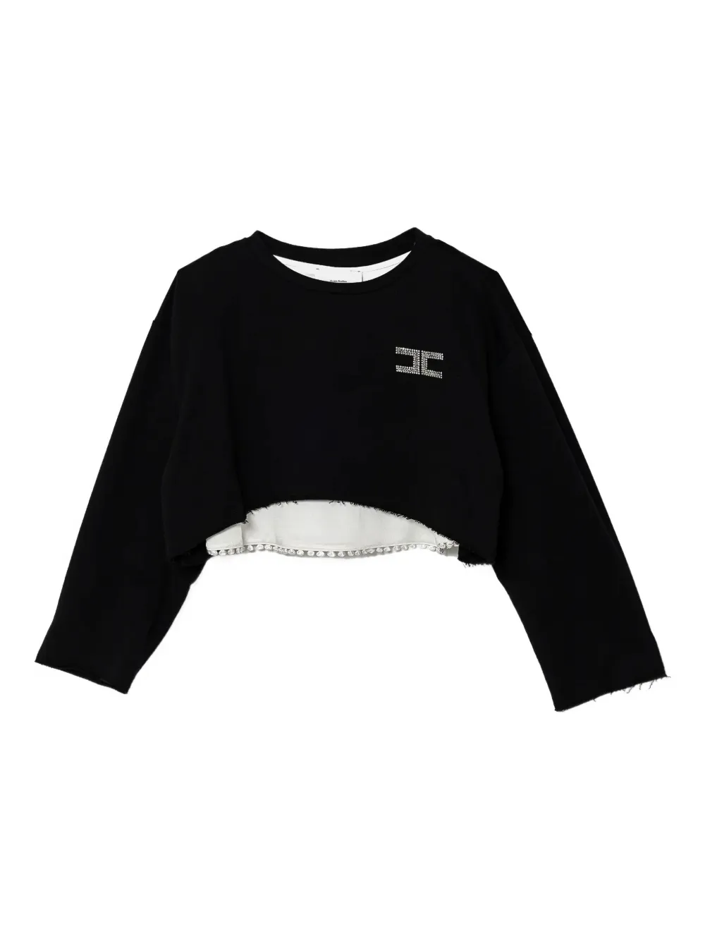 Укороченный топ с кристаллами Elisabetta Franchi La Mia Bambina, черный
Укороченный топ с кристаллами Elisabetta Franchi La Mia Bambina, черный