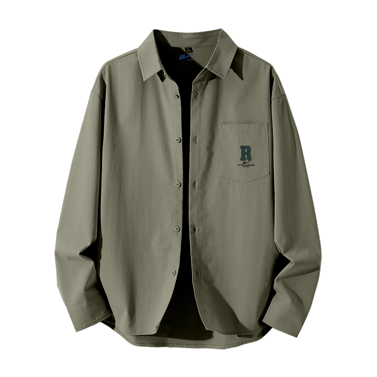 Рубашка мужская с лацканами тонкая WARRIOR, серый зеленый
Рубашка мужская с лацканами тонкая WARRIOR, серый зеленый