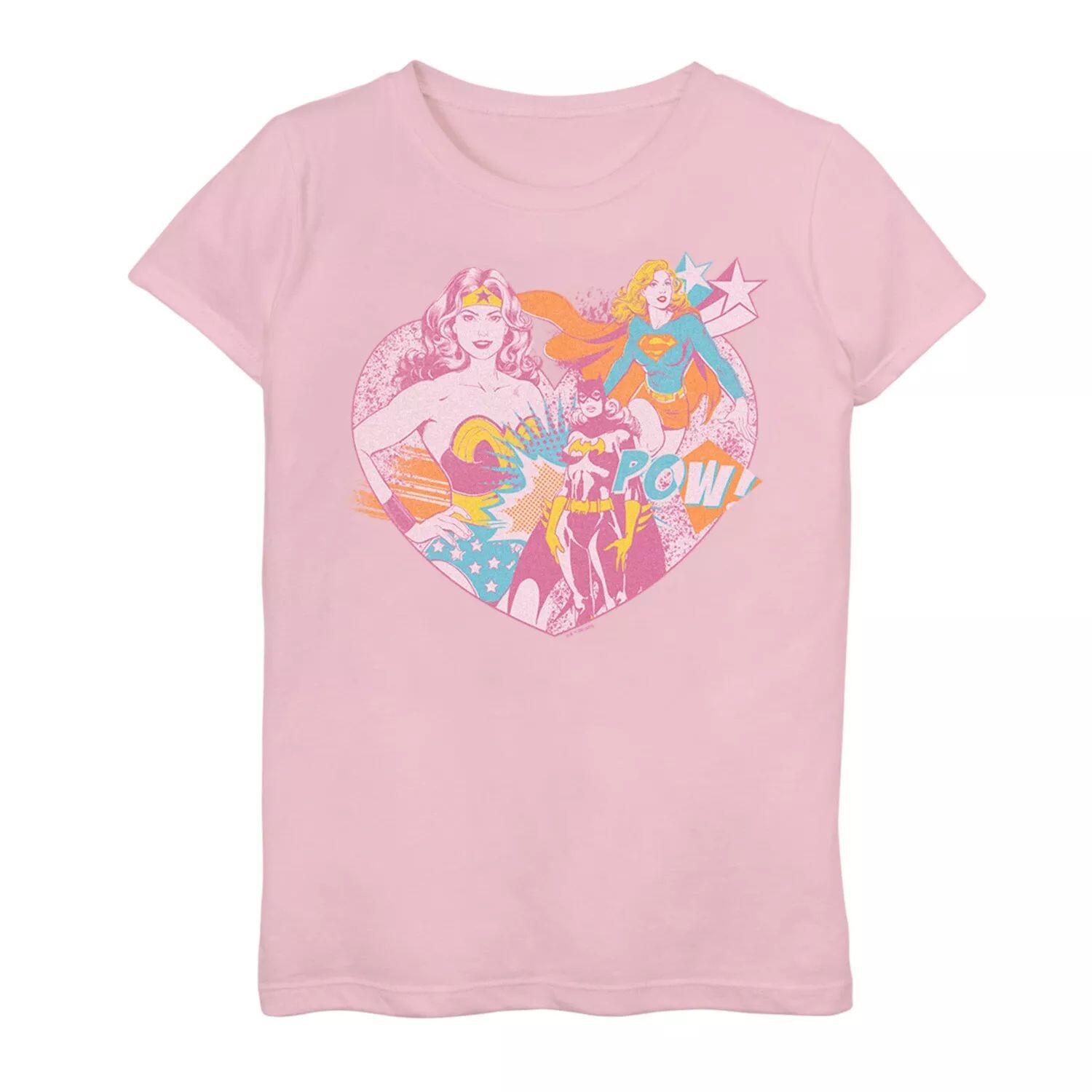 Футболка со статическим шоком и символом Лиги справедливости для девочек 7–16 лет Licensed Character 
Футболка со статическим шоком и символом Лиги справедливости для девочек 7–16 лет Licensed Character