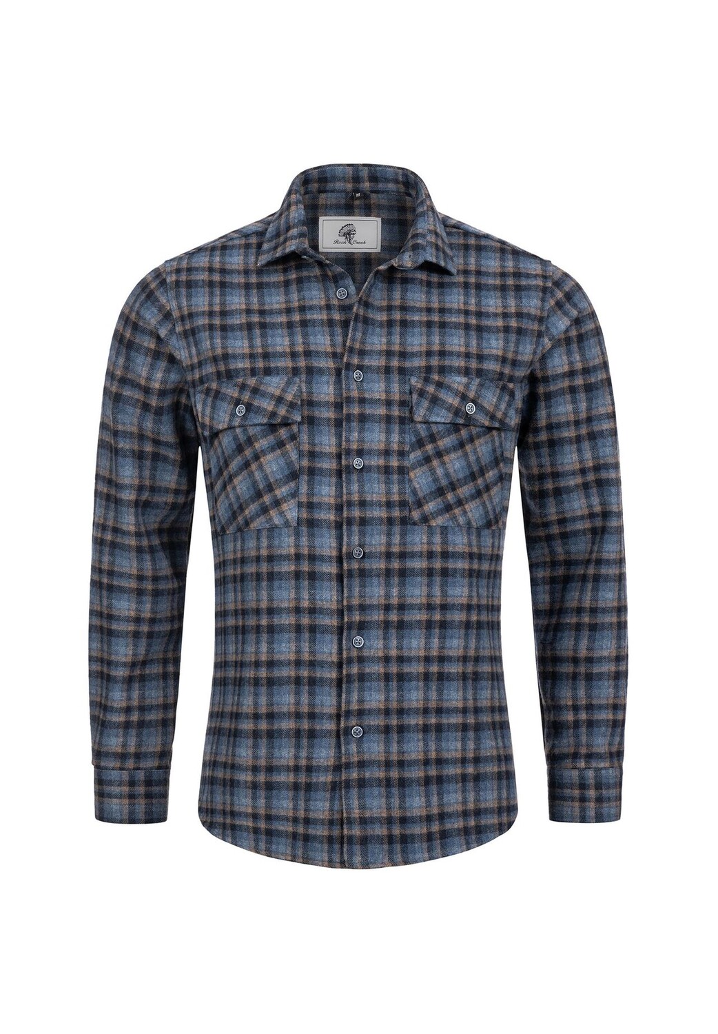 Рубашка Рубашка в клетку стандартного кроя Rock Creek, синий
Рубашка Рубашка в клетку стандартного кроя Rock Creek, синий