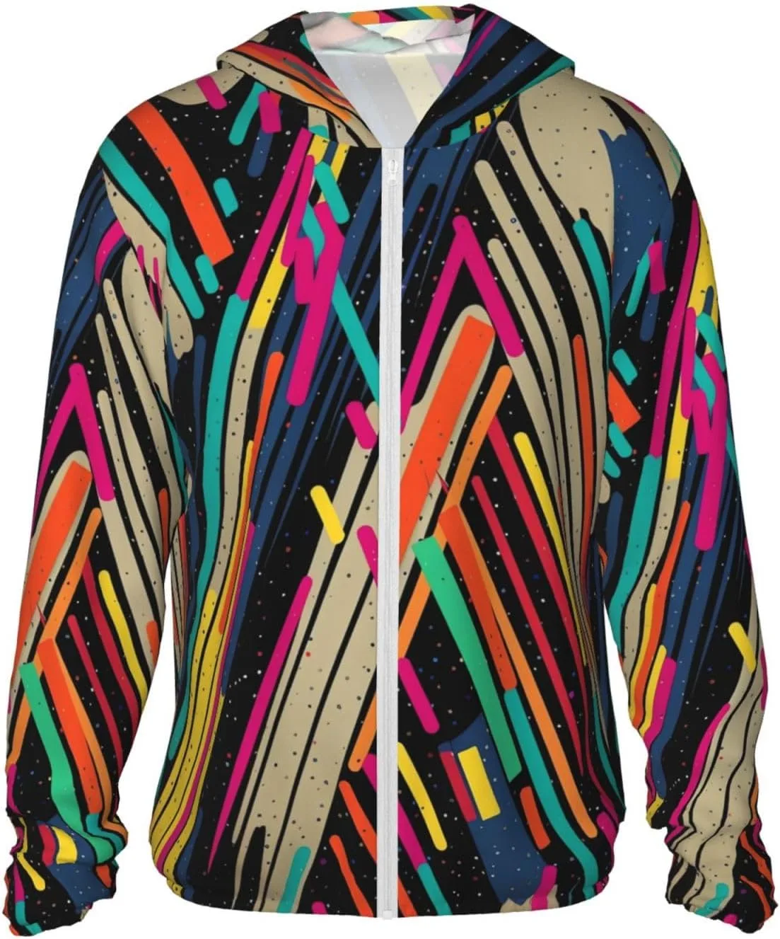 Полосатый абстрактный разноцветный Unisex Sun Protection Hoodie UPF 50+ с длинным рукавом BSCKKDMN
Полосатый абстрактный разноцветный Unisex Sun Protection Hoodie UPF 50+ с длинным рукавом BSCKKDMN