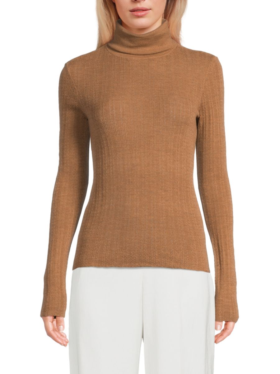 Свитер Kayden из мериносовой шерсти в рубчик Tanya Taylor, цвет Toffee Heather
Свитер Kayden из мериносовой шерсти в рубчик Tanya Taylor, цвет Toffee Heather