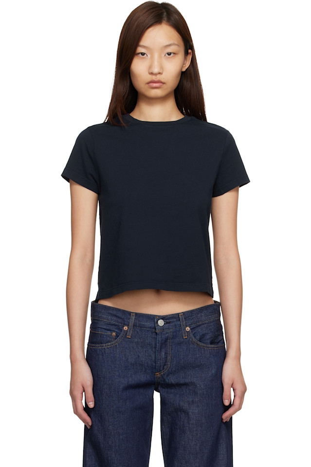 Agolde Футболка Navy Adine укороченная
Agolde Футболка Navy Adine укороченная