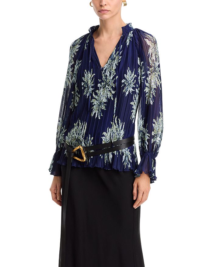 Топ с цветочным принтом Kassie Ramy Brook, синий
Топ с цветочным принтом Kassie Ramy Brook, синий