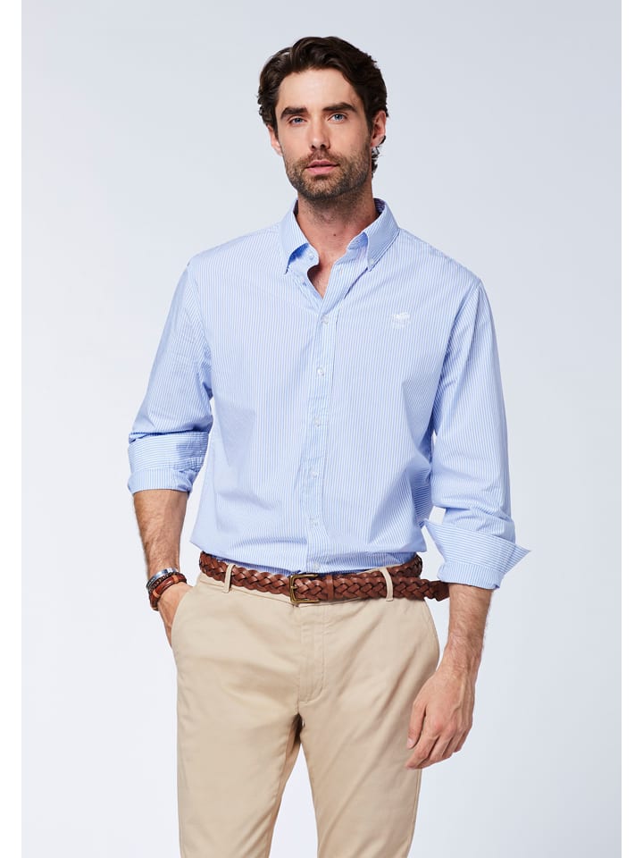 Рубашка Polo Sylt, цвет hellblau/weiß
Рубашка Polo Sylt, цвет hellblau/weiß