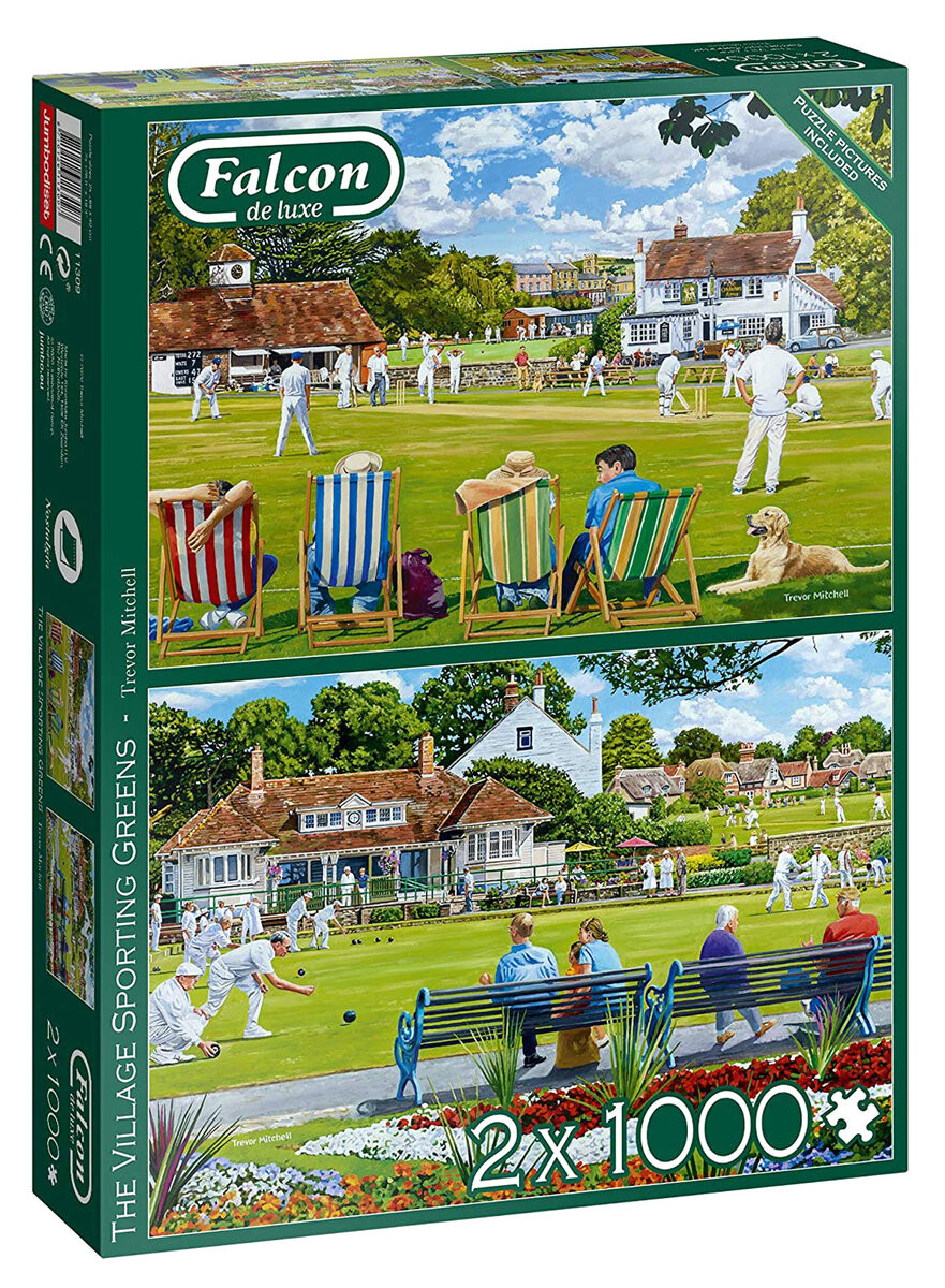 Пазл Джамбо, Cricket & Boule, 2х1000 шт. Jumbo 
Пазл Джамбо, Cricket & Boule, 2х1000 шт. Jumbo