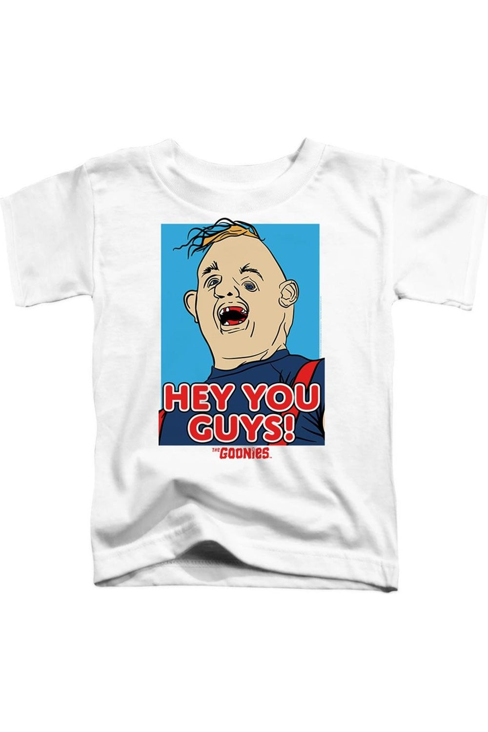 Футболка с коротким рукавом для малышей The Goonies Sloth "Эй, ребята" Gildan, белый 
Футболка с коротким рукавом для малышей The Goonies Sloth "Эй, ребята" Gildan, белый