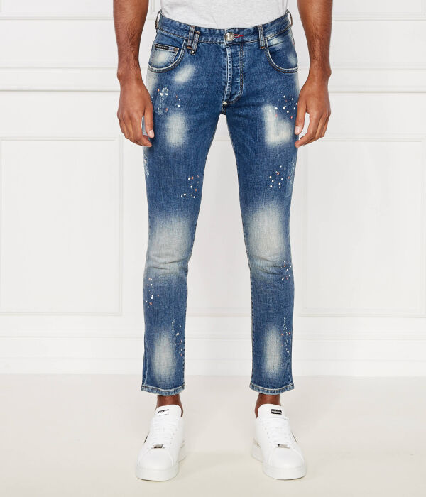 Джинсы лев цирк Skinny fit Philipp Plein, синий
Джинсы лев цирк Skinny fit Philipp Plein, синий