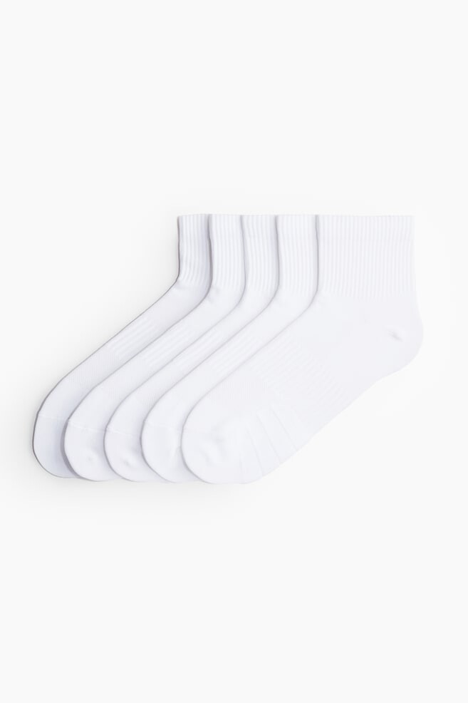 5 упаковок спортивных носков DryMove H&M, белый
5 упаковок спортивных носков DryMove H&M, белый