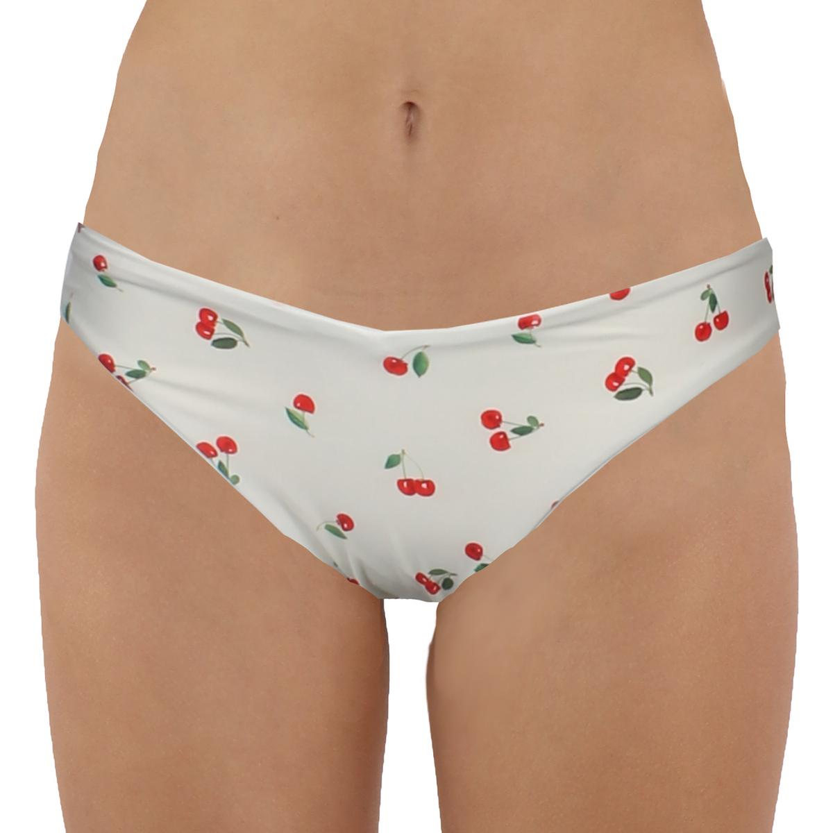 Плавки женские Delilah из нейлона с принтом, раздельные WeWoreWhat, цвет white multi/cherries
Плавки женские Delilah из нейлона с принтом, раздельные WeWoreWhat, цвет white multi/cherries