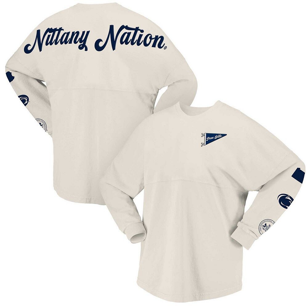 Женская футболка из джерси Spirit Natural Penn State Nittany Lions Local с длинными рукавами Spirit Jersey, цвет Pst Beige
Женская футболка из джерси Spirit Natural Penn State Nittany Lions Local с длинными рукавами Spirit Jersey, цвет Pst Beige