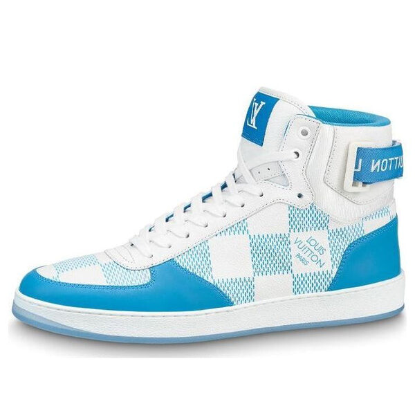 Кроссовки rivoli ankle sneakers 'white with blue plaid' Louis Vuitton, белый
Кроссовки rivoli ankle sneakers 'white with blue plaid' Louis Vuitton, белый