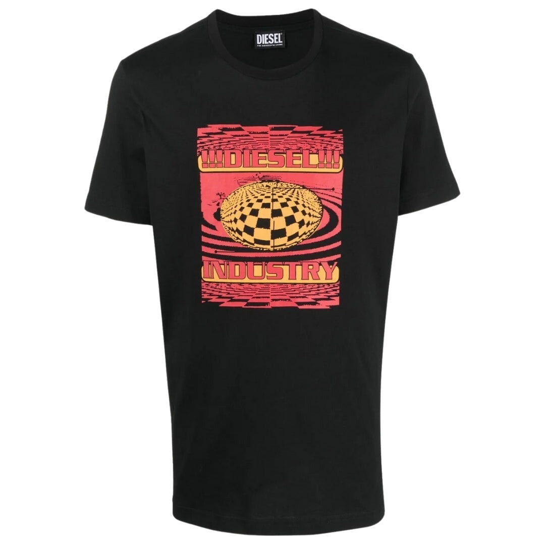 Футболка с промышленным дизайном Diesel, черный
Футболка с промышленным дизайном Diesel, черный