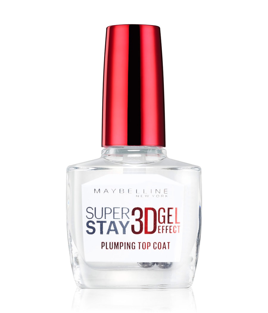 Верхнее покрытие для ногтей Maybelline Super Stay 3D Gel Effect Plumping Top Coat, 10 ml
Верхнее покрытие для ногтей Maybelline Super Stay 3D Gel Effect Plumping Top Coat, 10 ml