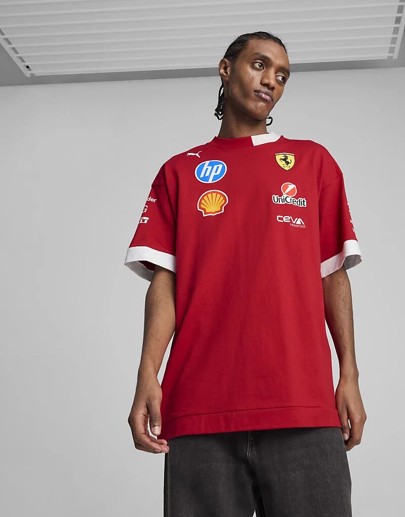 Футболка Puma Scuderia Ferrari 2025 цвета «темная вишня» 
Футболка Puma Scuderia Ferrari 2025 цвета «темная вишня»