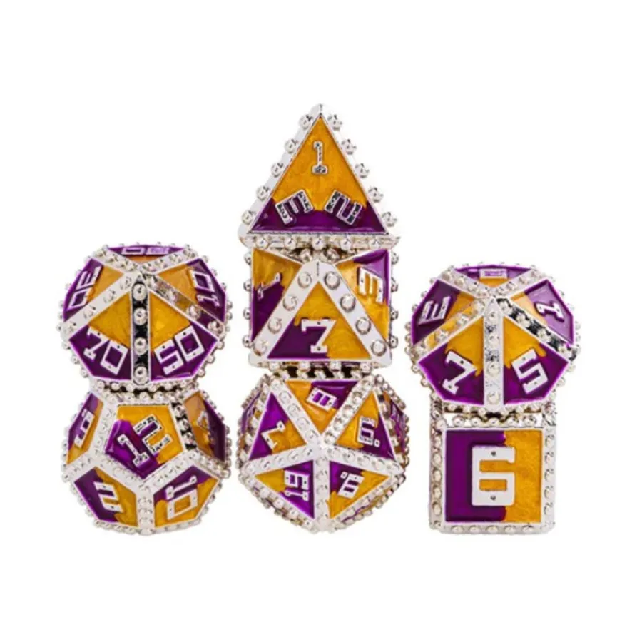 Комплект рыцарских бригантинных доспехов (7), Dice Sets - Metal - Brigandine
Комплект рыцарских бригантинных доспехов (7), Dice Sets - Metal - Brigandine