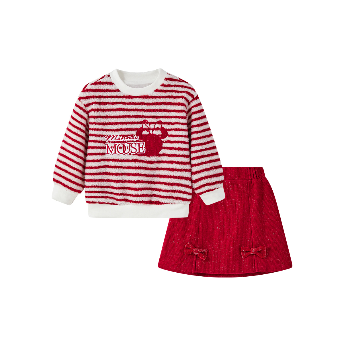 Детский комплект из двух частей: юбка, круглый вырез, средней длины Disney, красный
Детский комплект из двух частей: юбка, круглый вырез, средней длины Disney, красный