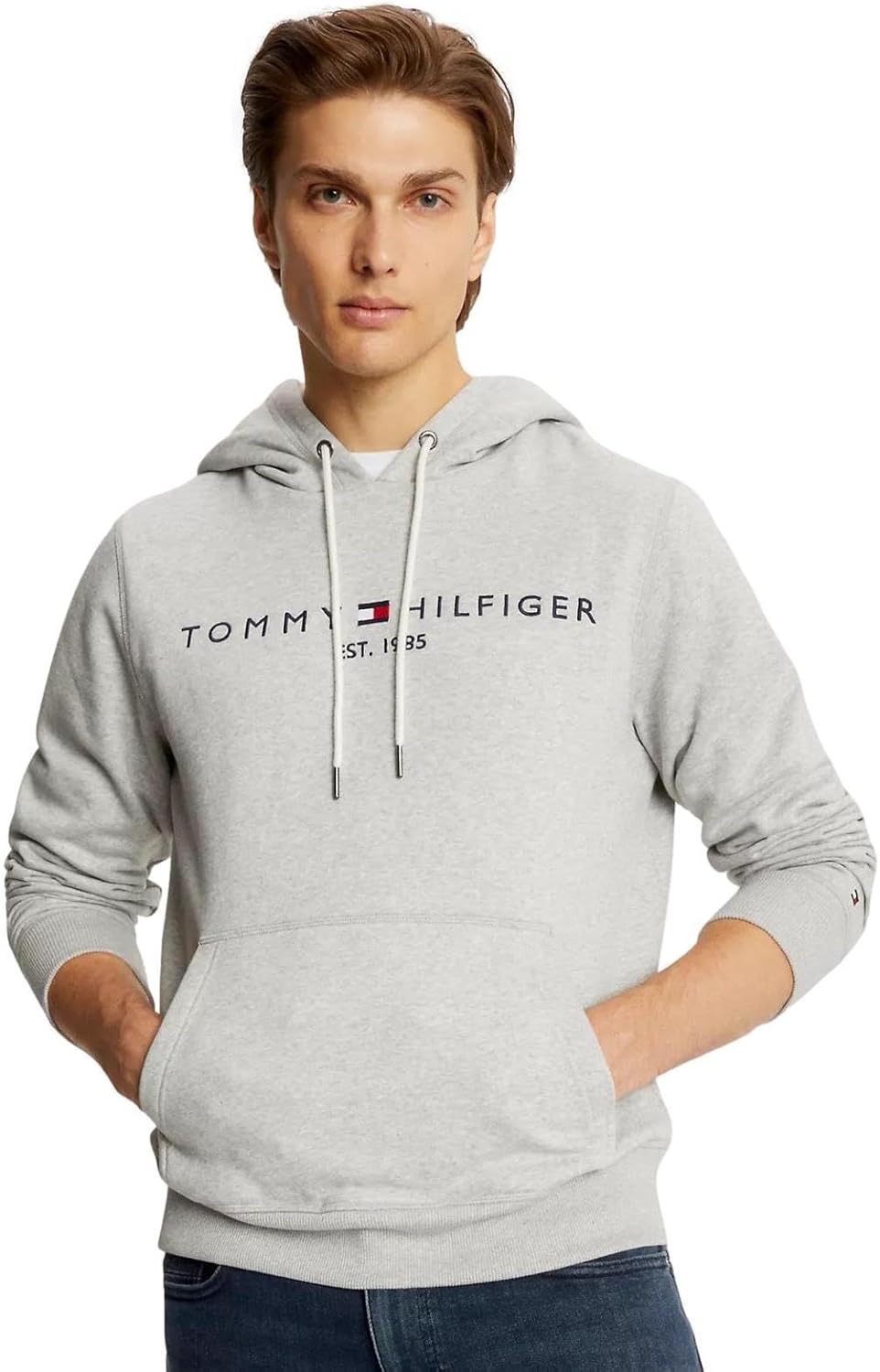 Мужская культовая флисовая толстовка с вышитым логотипом Tommy Hilfiger, коллекция 2024, размер M, черный, Grey Heather
Мужская культовая флисовая толстовка с вышитым логотипом Tommy Hilfiger, коллекция 2024, размер M, черный, Grey Heather