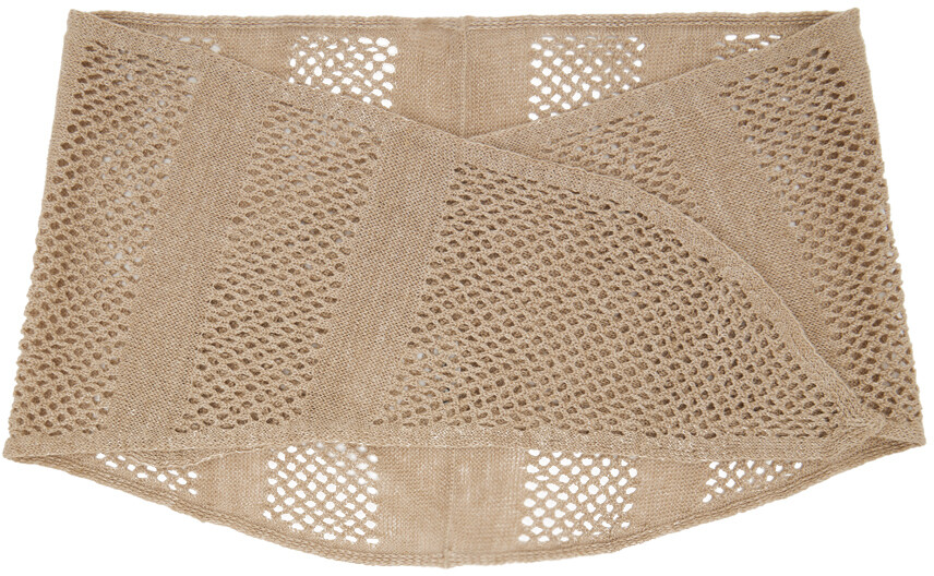 Бежевый треугольный шарф Our Legacy
Бежевый треугольный шарф Our Legacy