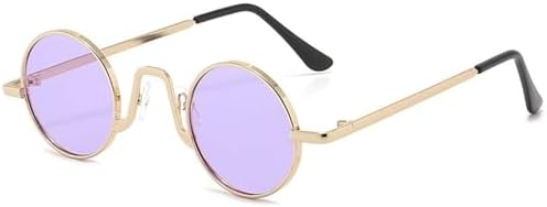 Винтажные маленькие круглые солнцезащитные очки 2027 года для женщин и мужчин, ретро-очки в металлическом корпусе, защита от УФ-излучения UV400, панк-очки MTZJH, B-gold-purple
Винтажные маленькие круглые солнцезащитные очки 2027 года для женщин и мужчин, ретро-очки в металлическом корпусе, защита от УФ-излучения UV400, панк-очки MTZJH, B-gold-purple