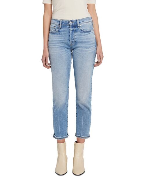 Укороченные узкие джинсы с высокой посадкой Josefina 7 For All Mankind, цвет Blue
Укороченные узкие джинсы с высокой посадкой Josefina 7 For All Mankind, цвет Blue