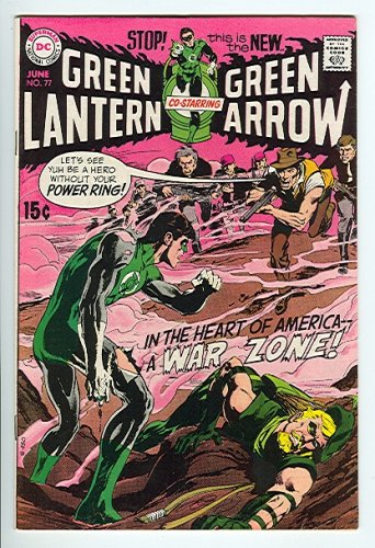 Green Lantern (Co-starring Green Arrow) #77, June 1970 ("Journey to Desolation", Volume 1) (DC)
Green Lantern (Co-starring Green Arrow) #77, June 1970 ("Journey to Desolation", Volume 1) (DC)