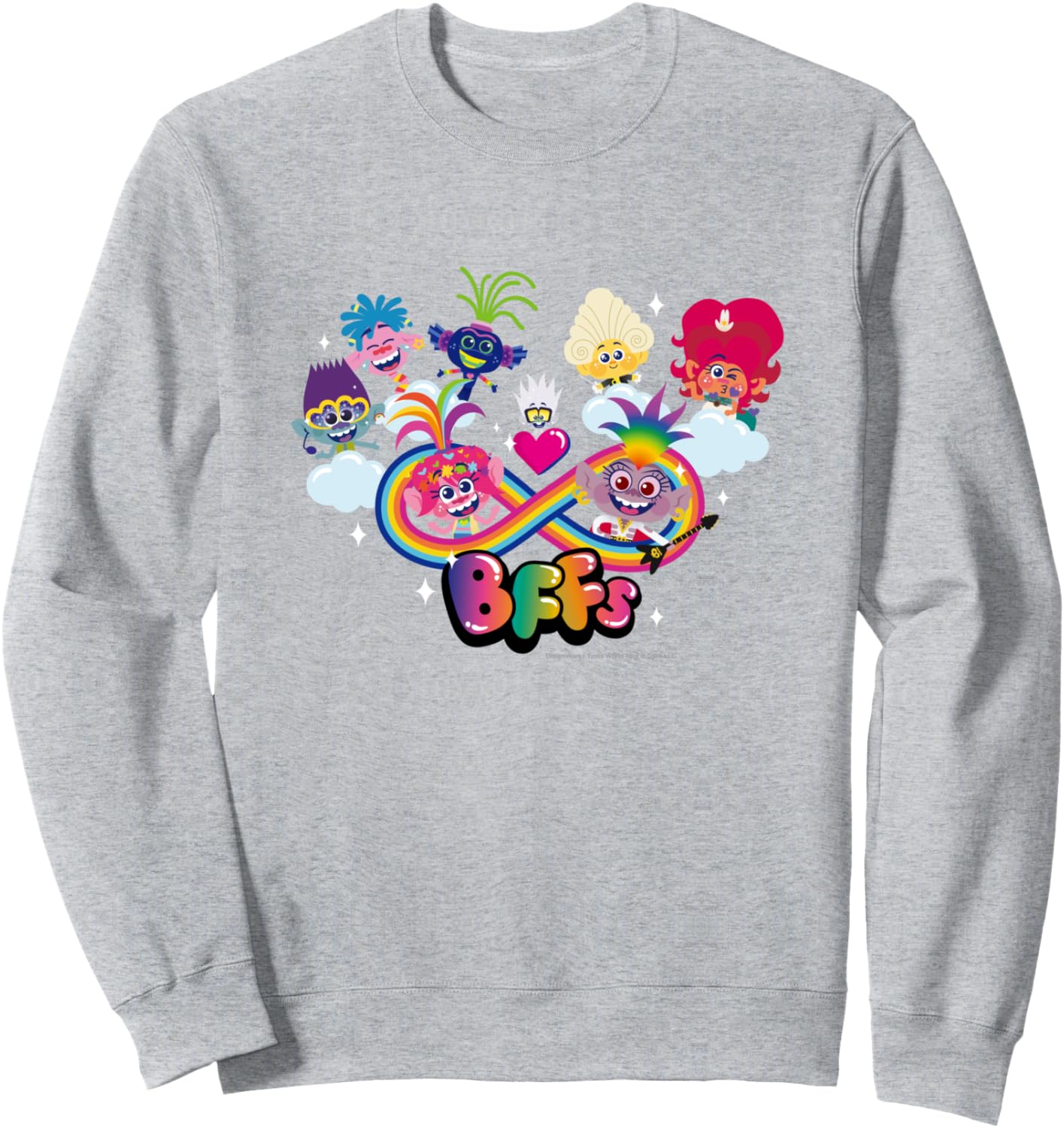 Толстовка «Тролли вместе с друзьями» Trolls, серый
Толстовка «Тролли вместе с друзьями» Trolls, серый