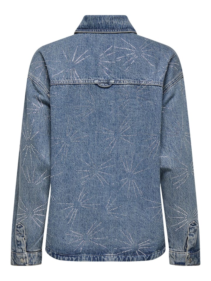 Рубашка ONLY, Средне-синий деним
Рубашка ONLY, Средне-синий деним