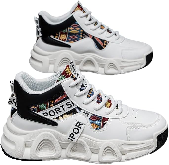 Мужские дышащие кроссовки из сетки - повседневные спортивные беговые туфли с толстой резиновой подошвой, шнуровкой, универсальный стиль на все сезоны, низкий уровень подъема для повседневной одежды и тренировок Hoalox, белый/черный
Мужские дышащие кроссовки из сетки - повседневные спортивные беговые туфли с толстой резиновой подошвой, шнуровкой, универсальный стиль на все сезоны, низкий уровень подъема для повседневной одежды и тренировок Hoalox, белый/черный