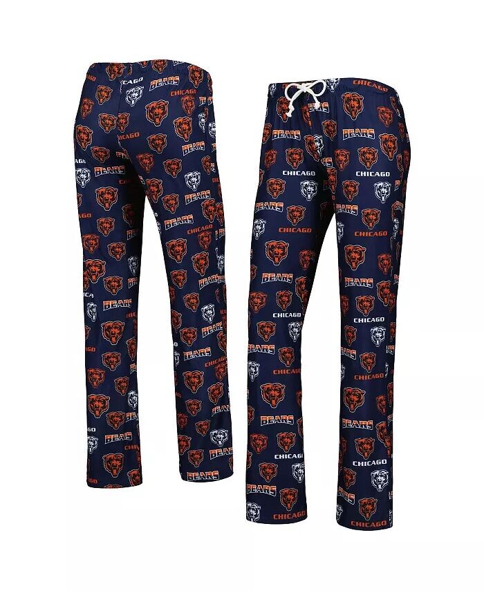 Женские темно-синие трикотажные брюки Chicago Bears Concepts Sport, синий
Женские темно-синие трикотажные брюки Chicago Bears Concepts Sport, синий
