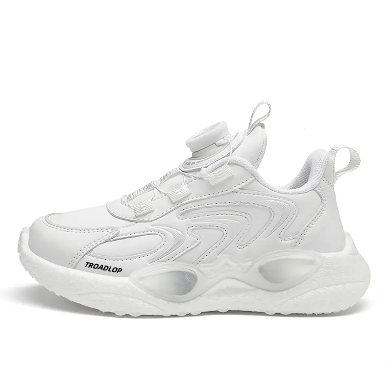 Нескользящие, легкие, амортизирующие, износостойкие, низкие, детские, подростковые, повседневные кроссовки TROADLOP, белый 
Нескользящие, легкие, амортизирующие, износостойкие, низкие, детские, подростковые, повседневные кроссовки TROADLOP, белый