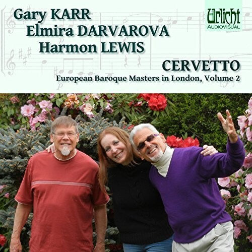 CD диск Karr, Gary / Darvarova, Elmira / Lewis, Harmon: European Baroque Masters in London 2: Cervetto 
CD диск Karr, Gary / Darvarova, Elmira / Lewis, Harmon: European Baroque Masters in London 2: Cervetto
