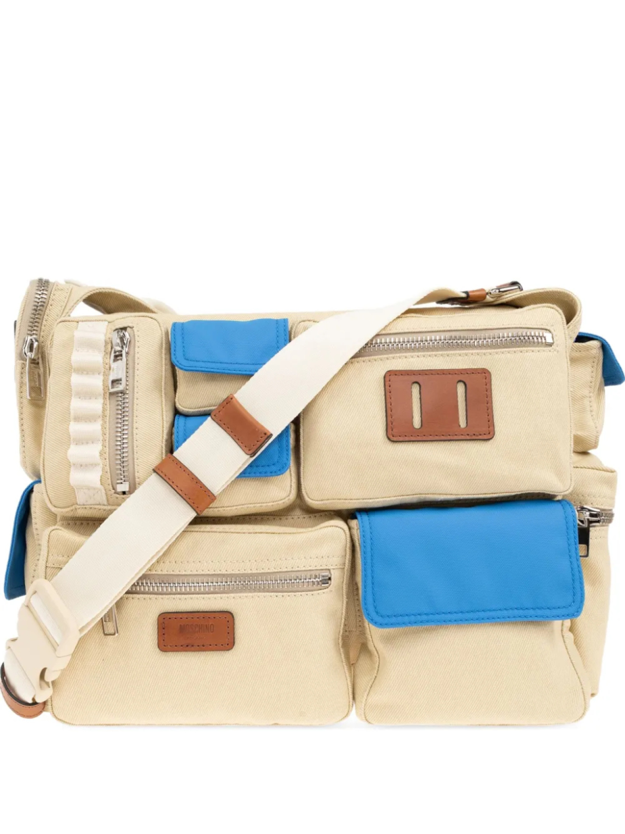 Сумка с несколькими карманами Moschino, нейтральный
Сумка с несколькими карманами Moschino, нейтральный