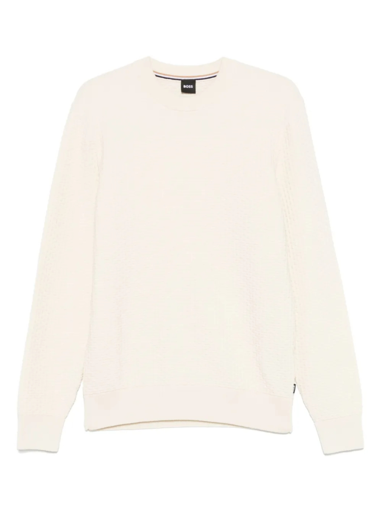 BOSS свитер с круглым вырезом, нейтральный
BOSS свитер с круглым вырезом, нейтральный