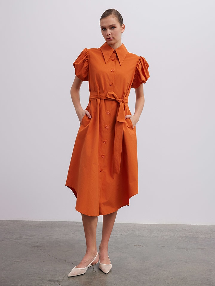 Длинное платье BGN, оранжевый 
Длинное платье BGN, оранжевый