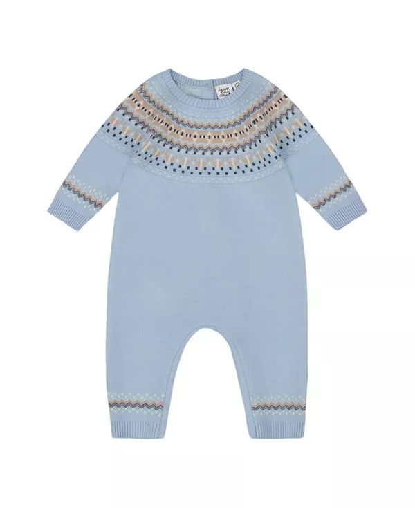 Вязаный жаккардовый комбинезон для мальчиков - детский Deux Par Deux, синий
Вязаный жаккардовый комбинезон для мальчиков - детский Deux Par Deux, синий