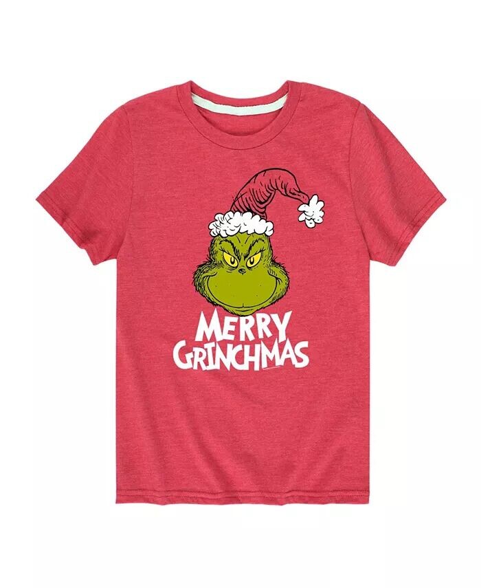 Футболка с рисунком «Grinch Merry Grinchmas» от Big Boys Hybrid, красный
Футболка с рисунком «Grinch Merry Grinchmas» от Big Boys Hybrid, красный