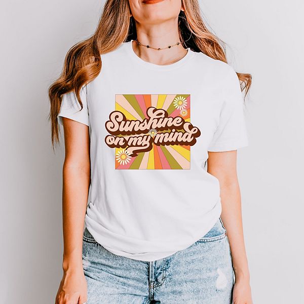 Футболка с коротким рукавом Retro sunshine on my mind Simply Sage Market, White
Футболка с коротким рукавом Retro sunshine on my mind Simply Sage Market, White