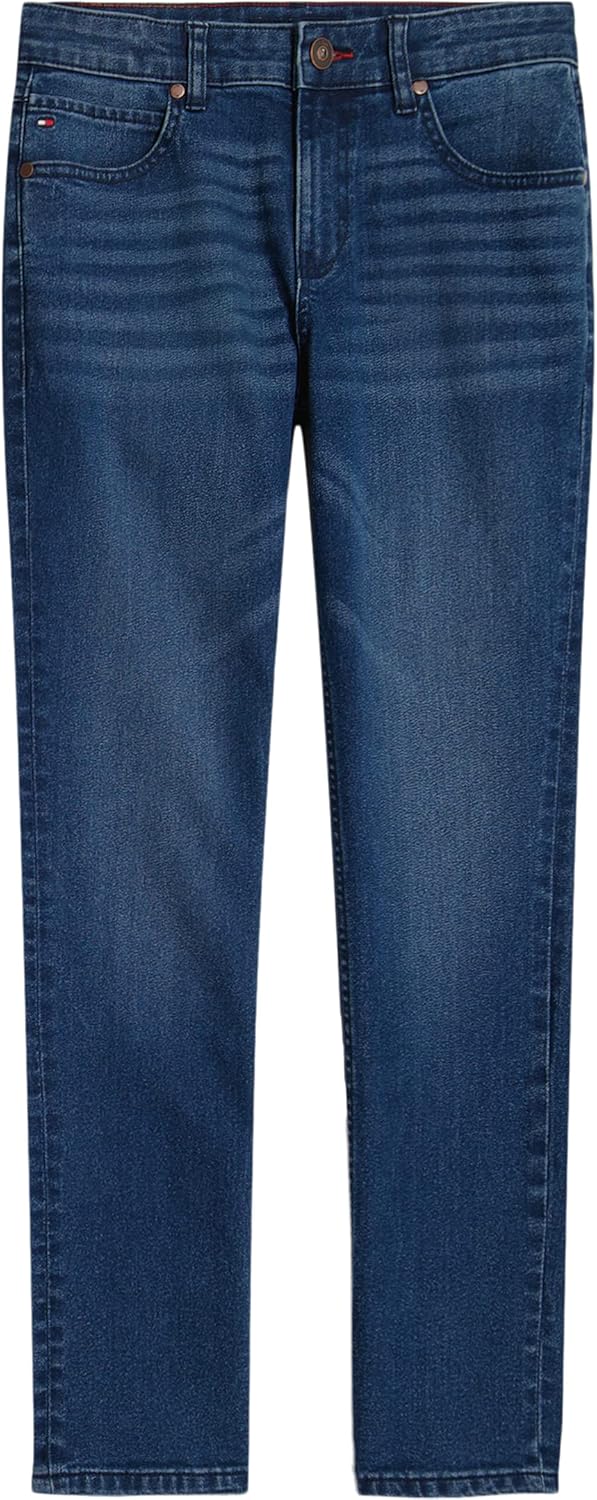 Джинсы Tommy Hilfiger Boys' Legacy с пятью карманами, эластичные, узкие, прямого покроя, Classic Portola
Джинсы Tommy Hilfiger Boys' Legacy с пятью карманами, эластичные, узкие, прямого покроя, Classic Portola