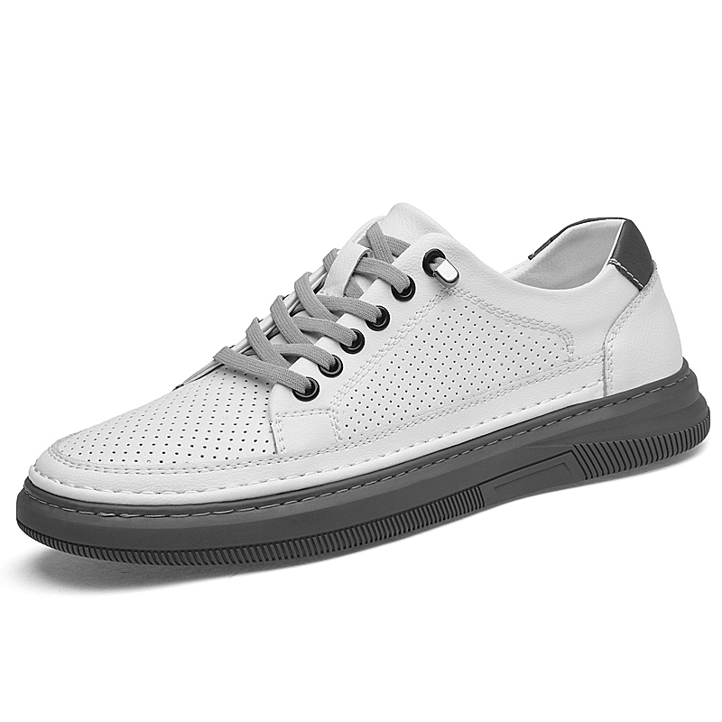 TELENT Антискользящие износостойкие низкие скейтерские кроссовки мужские белые перфорированные, цвет White Perforated
TELENT Антискользящие износостойкие низкие скейтерские кроссовки мужские белые перфорированные, цвет White Perforated