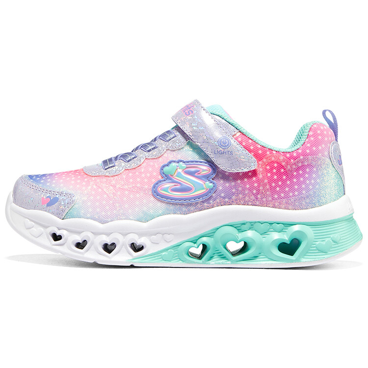 Кроссовки Flutter Heart Lights Kids Lifestyle GS Low-top Фиолетовый/розовый/зеленый Skechers 
Кроссовки Flutter Heart Lights Kids Lifestyle GS Low-top Фиолетовый/розовый/зеленый Skechers