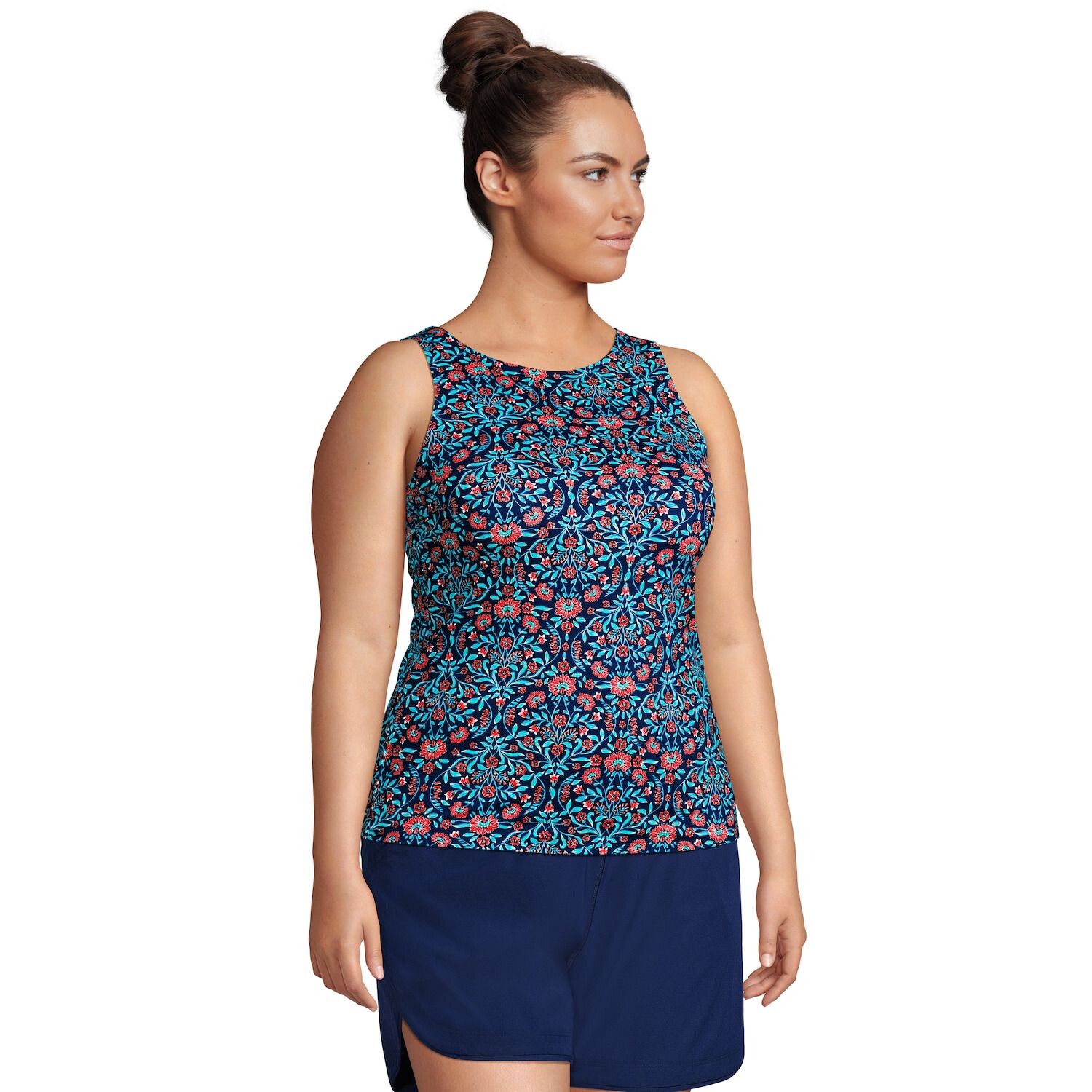 Топ танкини больших размеров Lands' End UPF 50, минимизирующий бюст Lands' End
Топ танкини больших размеров Lands' End UPF 50, минимизирующий бюст Lands' End