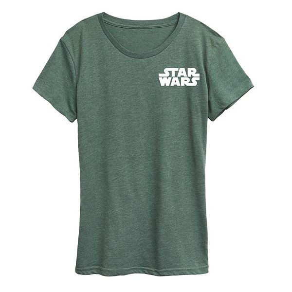 Футболка с логотипом для женщин Star Wars, Heather Juniper
Футболка с логотипом для женщин Star Wars, Heather Juniper