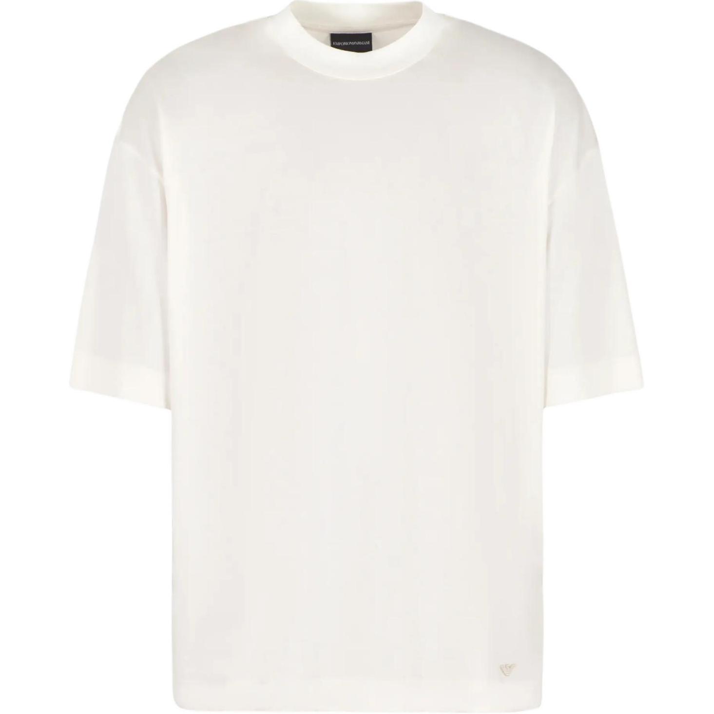 Футболка с круглым вырезом расслабленного кроя EMPORIO ARMANI, белый
Футболка с круглым вырезом расслабленного кроя EMPORIO ARMANI, белый