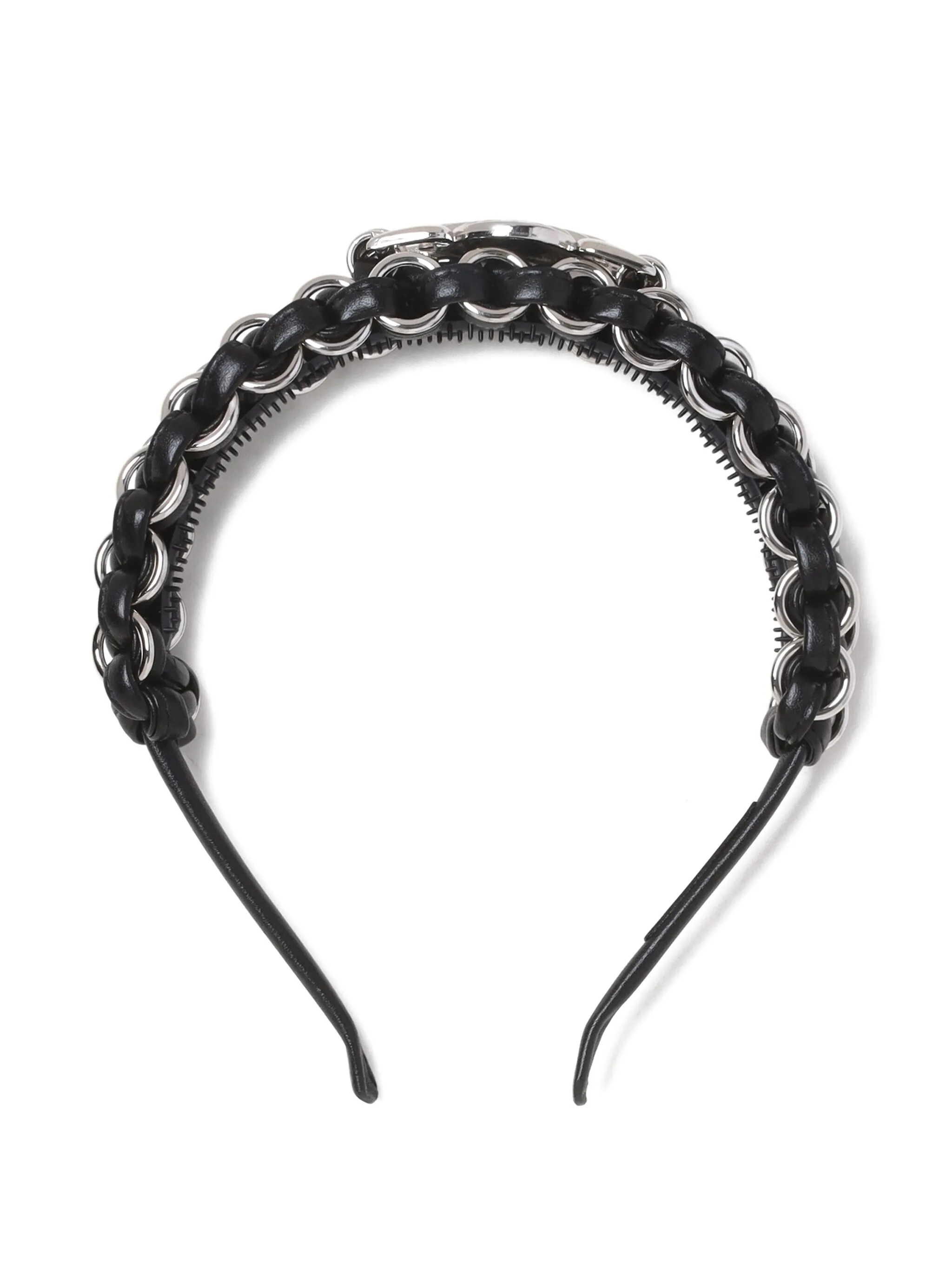 Плетеный ободок с цепочкой Toga, черный
Плетеный ободок с цепочкой Toga, черный