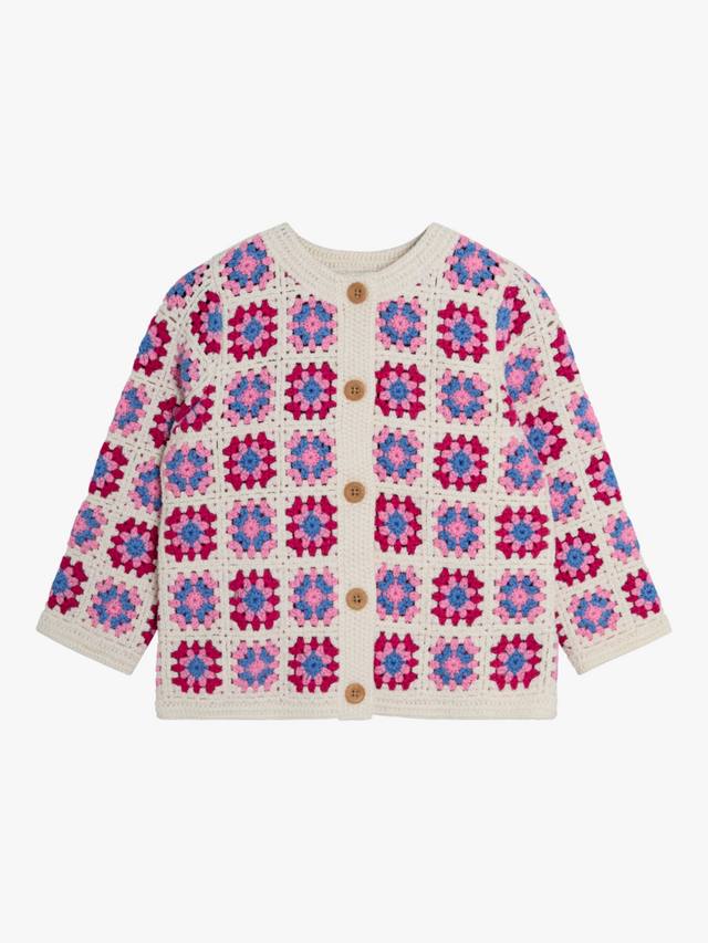 Детский кардиган крючком JoJo Maman Bébé, розовый
Детский кардиган крючком JoJo Maman Bébé, розовый