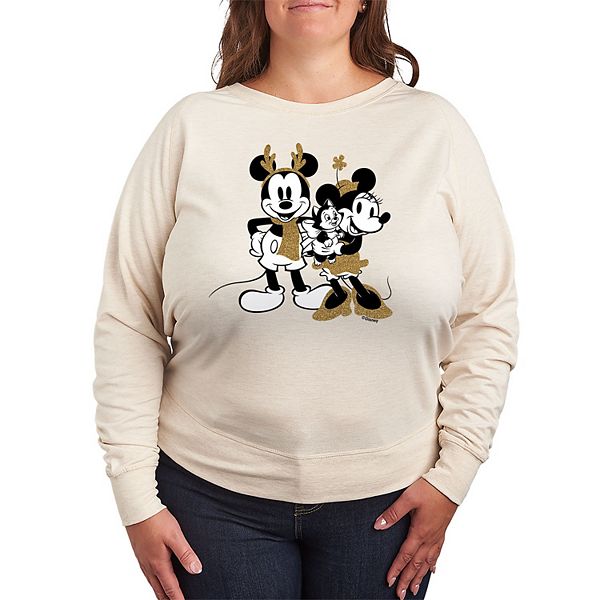 Футболка с длинным рукавом Mickey & Minnie Mouse plus size sparkle french terry Disney
Футболка с длинным рукавом Mickey & Minnie Mouse plus size sparkle french terry Disney
