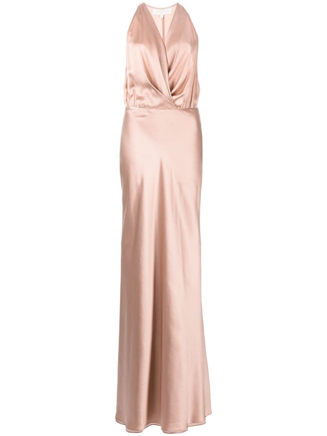 Michelle Mason драпированное платье с вырезом халтер, розовый
Michelle Mason драпированное платье с вырезом халтер, розовый