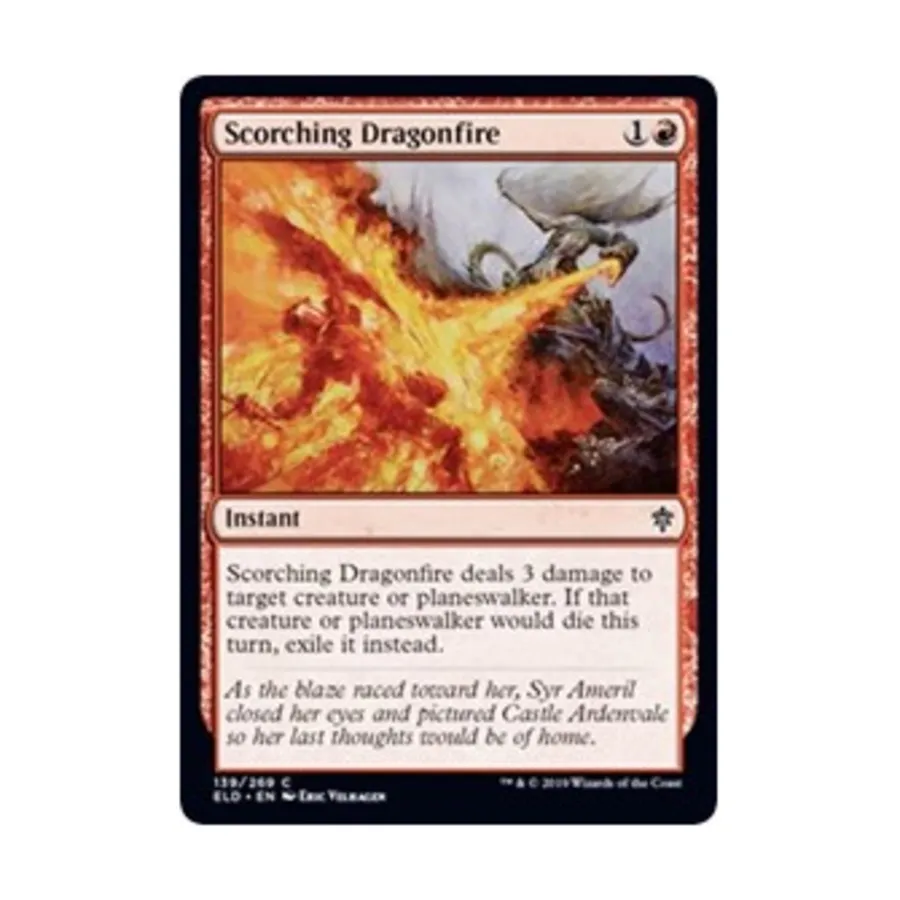 CCG Опаляющий драконий огонь (клавиша C), MTG - Throne of Eldraine
CCG Опаляющий драконий огонь (клавиша C), MTG - Throne of Eldraine